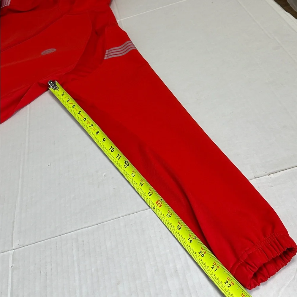 NASHBAR Men's Athletic Reflective Full‎ Zip Red Softshell Cycling Jacket Medium